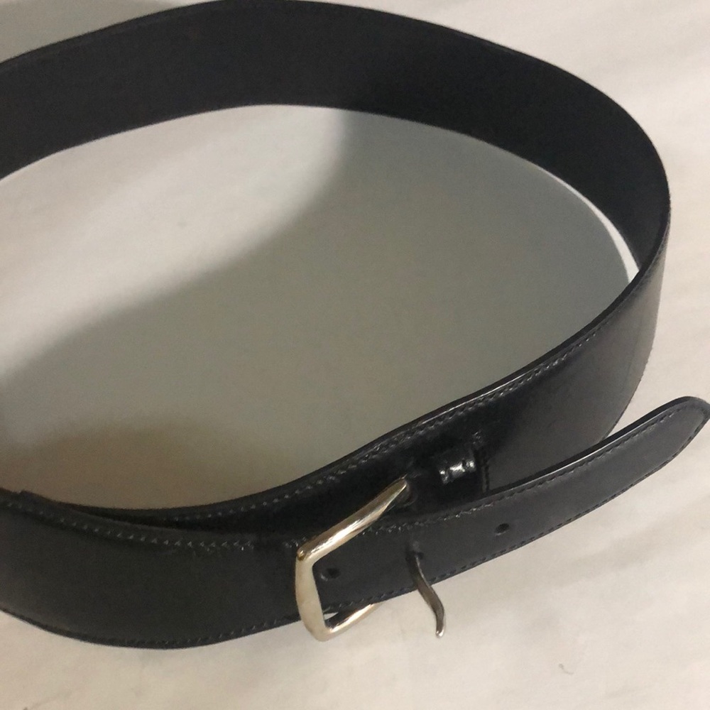 Ralph Lauren collection black contour belt